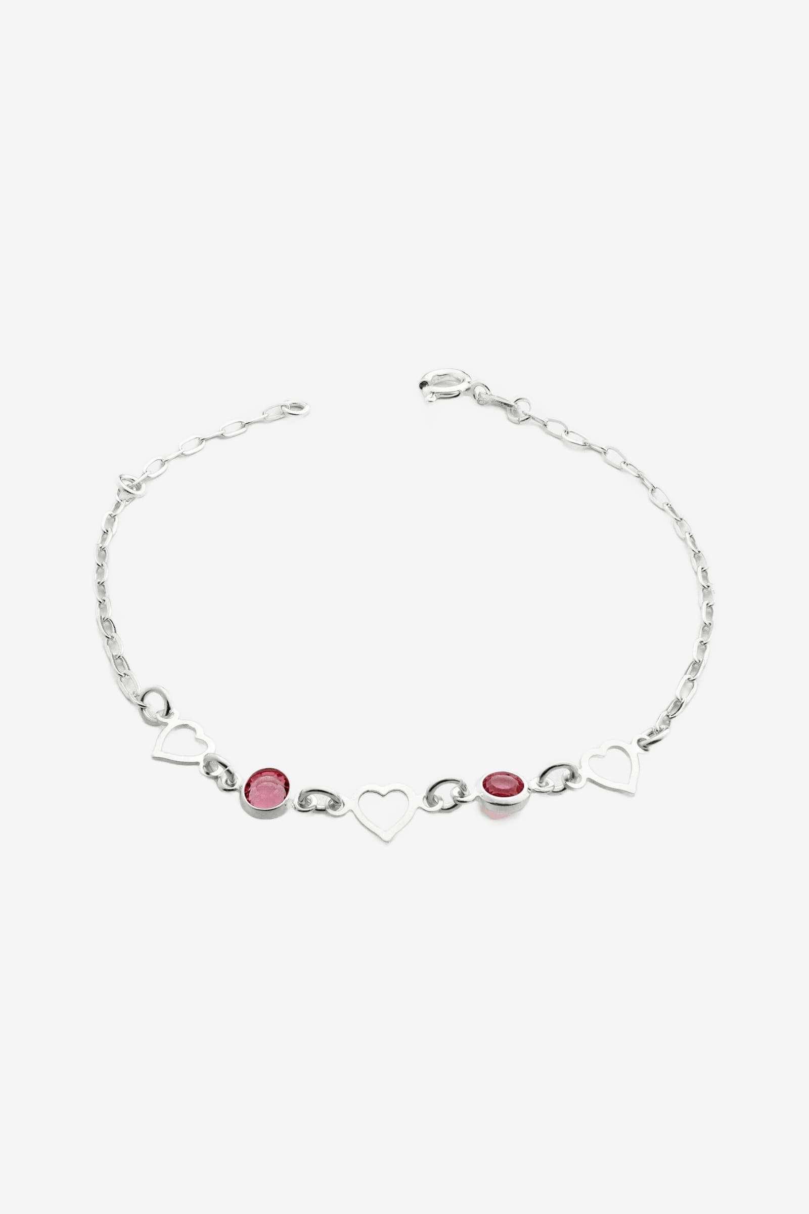 Mahi Heart Charm Bracelet