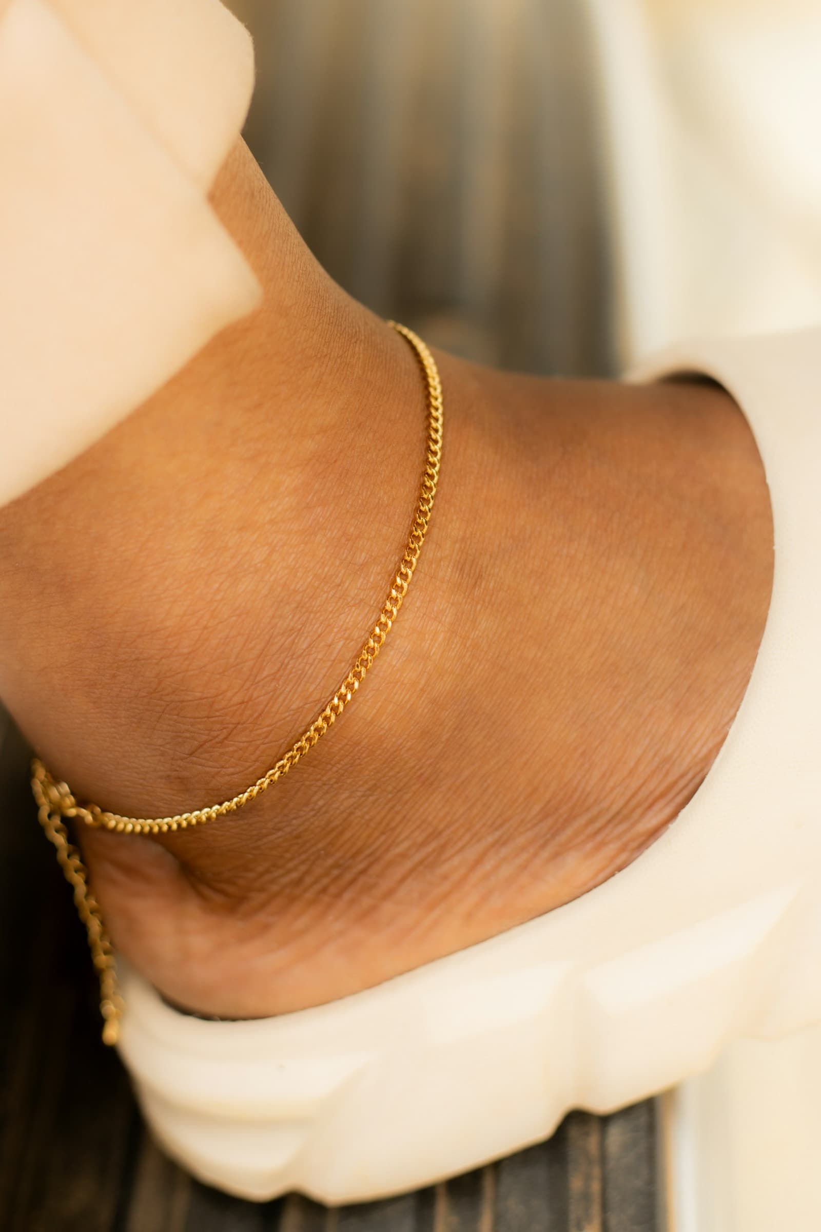 Ayla Fine Chain Anklet