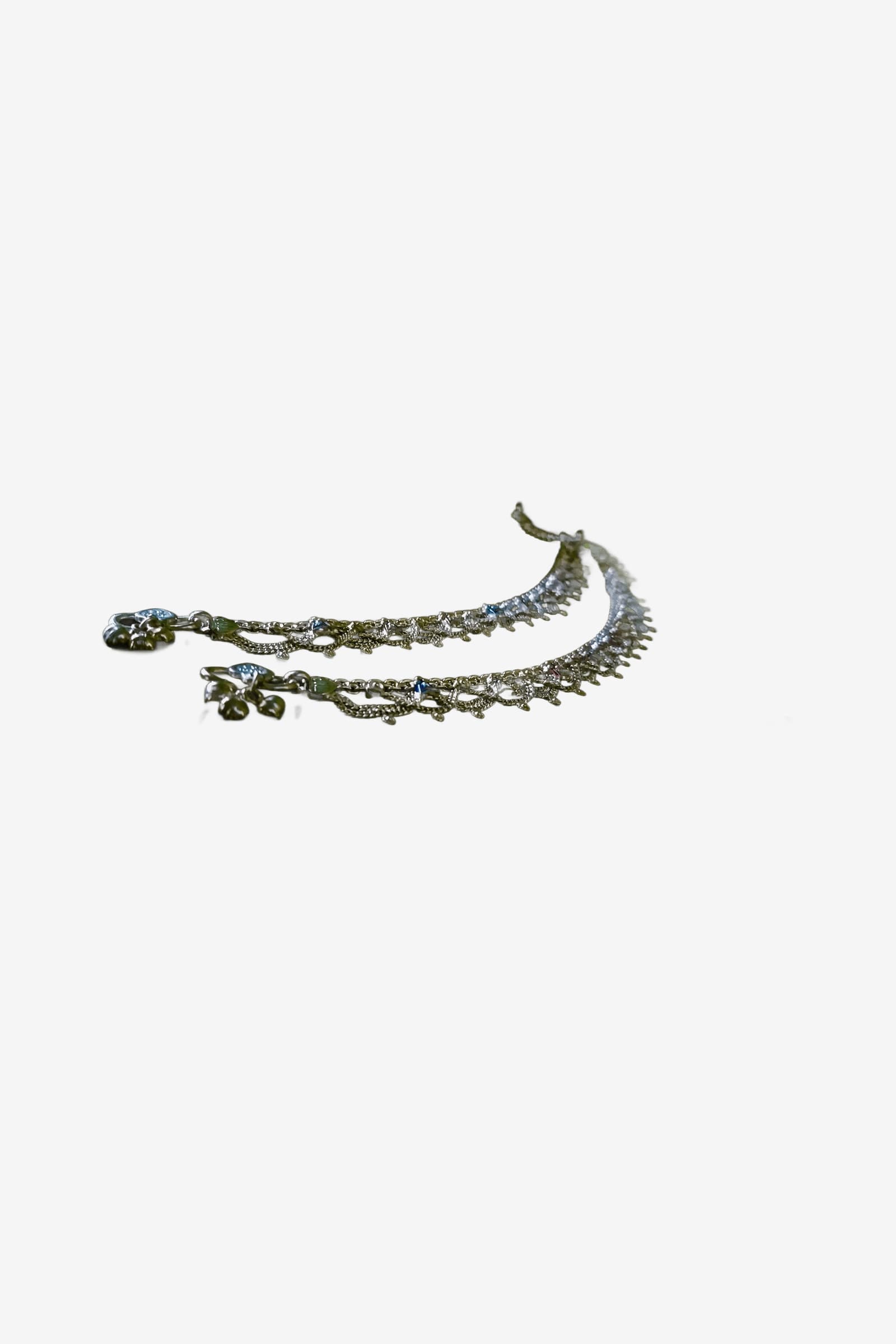 Payal Silver Anklets, Pair