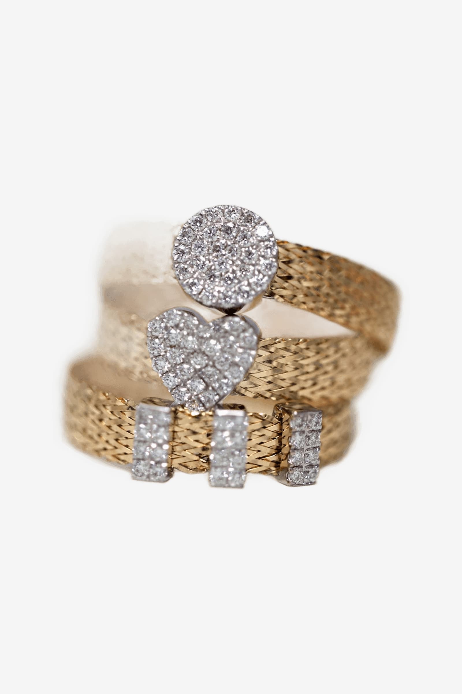 Saba Stacking Rings, Set of 3